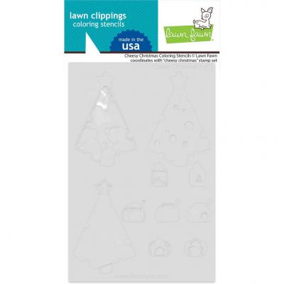 Lawn Fawn Stencil - Cheesy Christmas